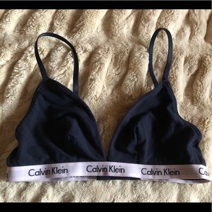 SOLD!! Calvin Klein Bralette Navy Blue